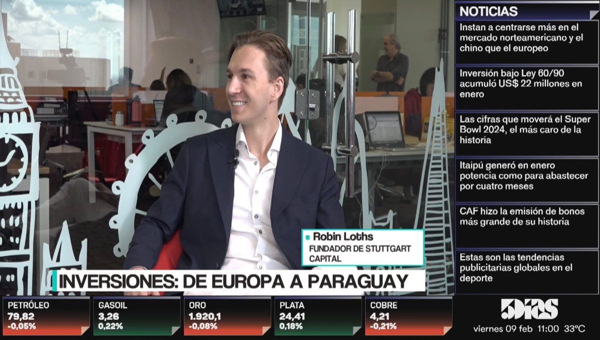 Robin Loths interviewed on 5Días TV Paraguay — Inversiones: De Europa a Paraguay