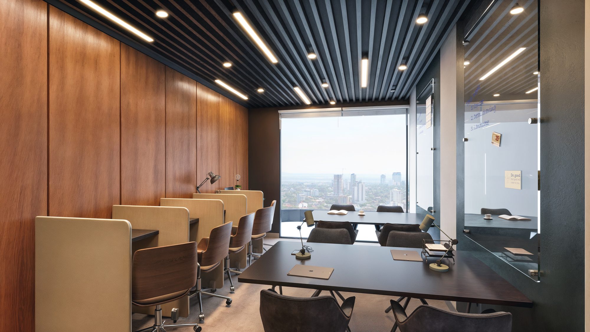 Park Lofts Tower co-working lounge